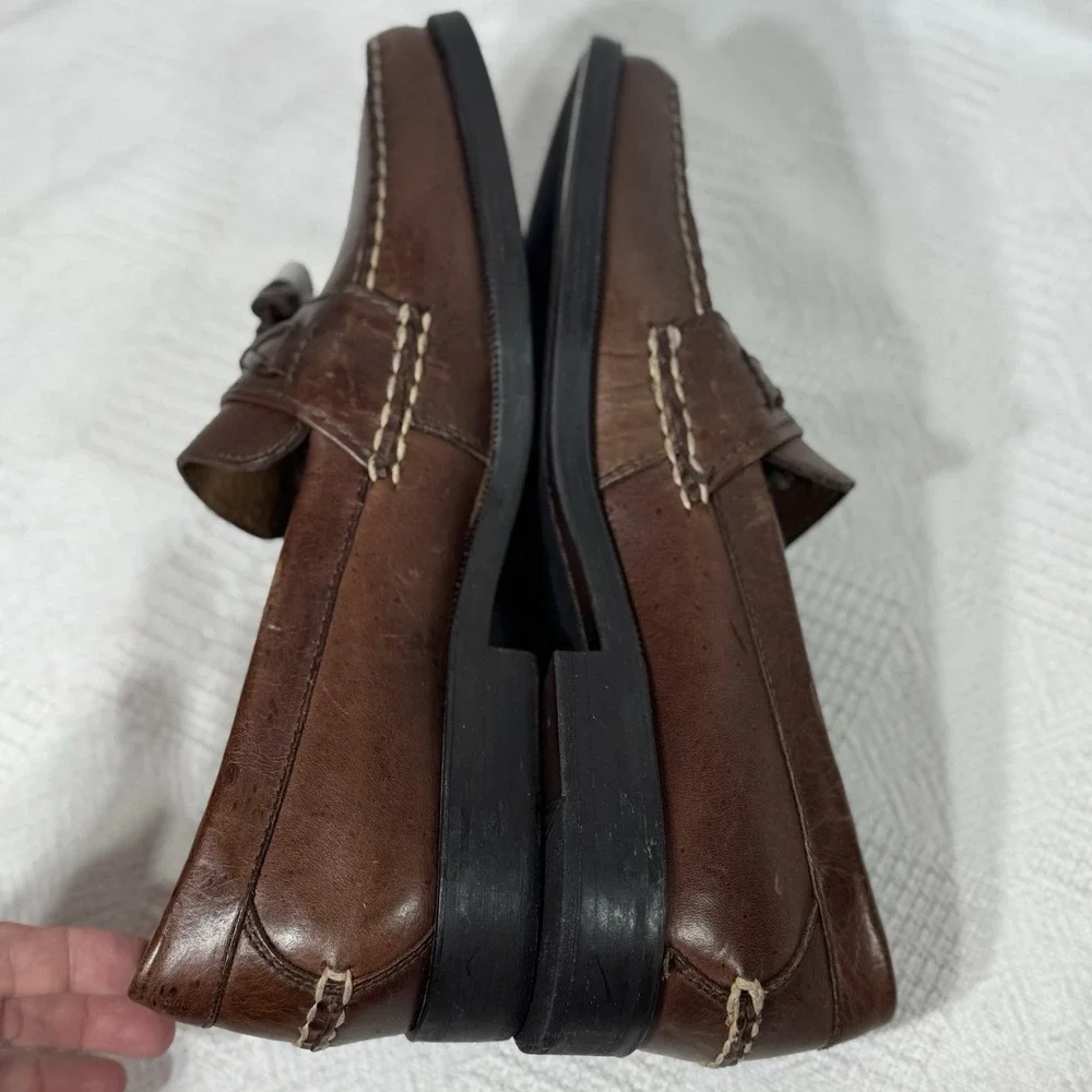 Eastland Men's‎ Classic Brown New Leather Loafers Size 10D Casual Dress Shoes